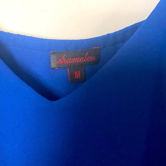 Shameless royal blue jumpsuit - Picture 3 of 4